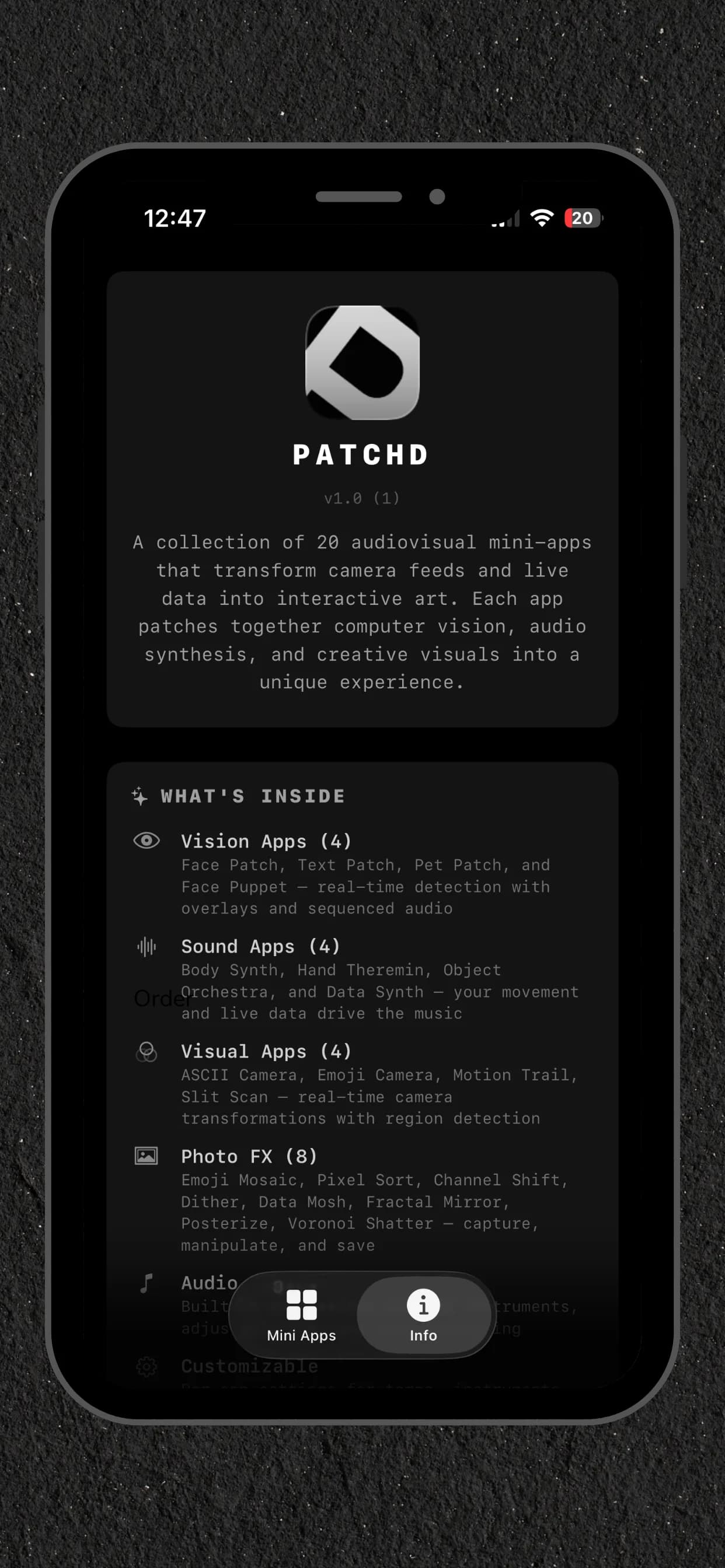 Patchd iPhone screenshot 7